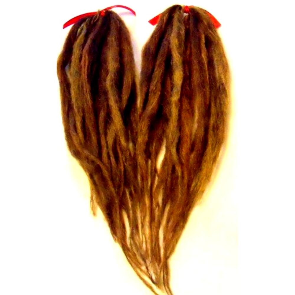 2 Matching Dread Falls Dreads Dreadlocks Brown Blonde Auburn Natural Knotty Long